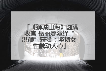 《狮城山海》圆满收官 岳丽娜演绎“洪颜”获赞：坚韧女性触动人心