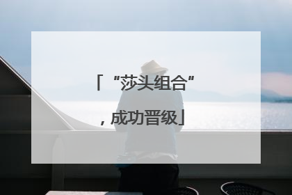“莎头组合”，成功晋级
