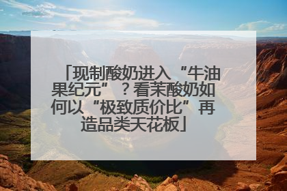 现制酸奶进入“牛油果纪元”？看茉酸奶如何以“极致质价比”再造品类天花板