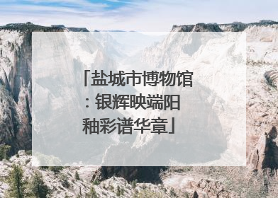 盐城市博物馆：银辉映端阳 釉彩谱华章
