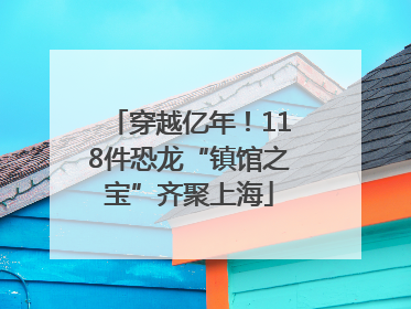 穿越亿年！118件恐龙“镇馆之宝”齐聚上海