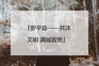 罗平县——共沐文明 满城皆美