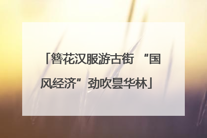 簪花汉服游古街 “国风经济”劲吹昙华林