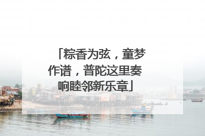 粽香为弦，童梦作谱，普陀这里奏响睦邻新乐章