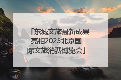 东城文旅最新成果亮相2025北京国际文旅消费博览会