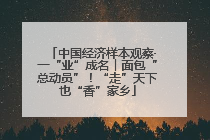 中国经济样本观察·一“业”成名丨面包“总动员”！“走”天下也“香”家乡