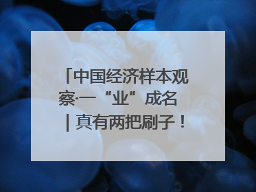 中国经济样本观察·一“业”成名｜真有两把刷子！“刷”出30亿级“颜值经济”