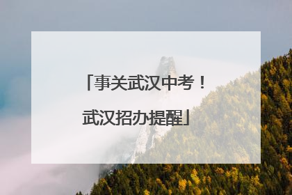 事关武汉中考！武汉招办提醒