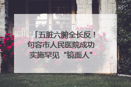 五脏六腑全长反！句容市人民医院成功实施罕见“镜面人”肝癌根治术