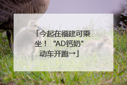 今起在福建可乘坐！“AD钙奶”动车开跑→