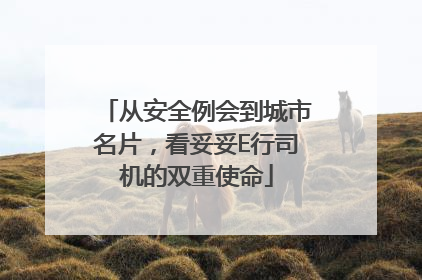 从安全例会到城市名片，看妥妥E行司机的双重使命