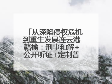 从深陷侵权危机到重生发展连云港赣榆：刑事和解+公开听证+定制普法，让玩具公司回到正轨