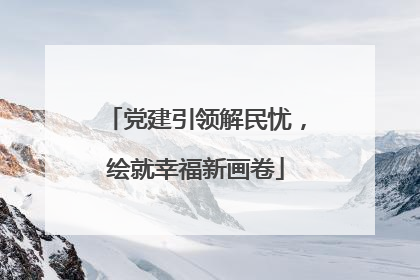 党建引领解民忧，绘就幸福新画卷