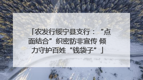 农发行绥宁县支行：“点面结合”织密防非宣传 倾力守护百姓“钱袋子”
