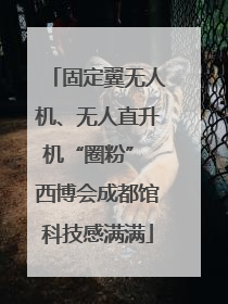 固定翼无人机、无人直升机“圈粉” 西博会成都馆科技感满满