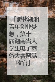 孵化湖湘青年创业梦想，第十二届湖南省大学生电子商务大赛圆满收官