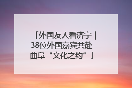 外国友人看济宁｜38位外国嘉宾共赴曲阜“文化之约”