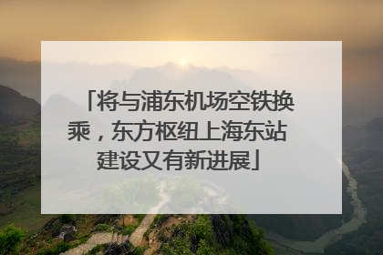 将与浦东机场空铁换乘，东方枢纽上海东站建设又有新进展