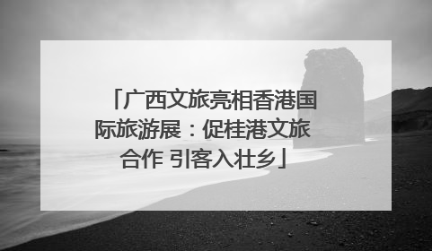 广西文旅亮相香港国际旅游展：促桂港文旅合作 引客入壮乡