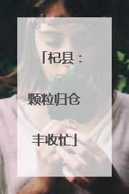 杞县：颗粒归仓丰收忙