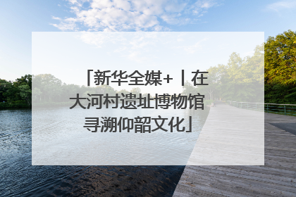 新华全媒+丨在大河村遗址博物馆寻溯仰韶文化