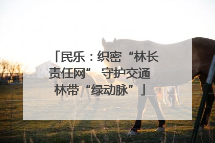 民乐：织密“林长责任网” 守护交通林带“绿动脉”