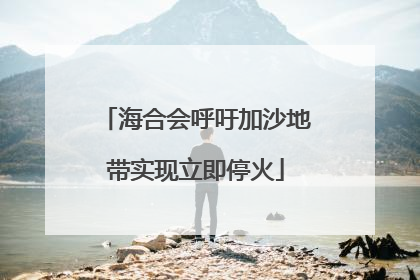 海合会呼吁加沙地带实现立即停火