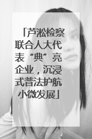 芦淞检察联合人大代表“典”亮企业，沉浸式普法护航小微发展