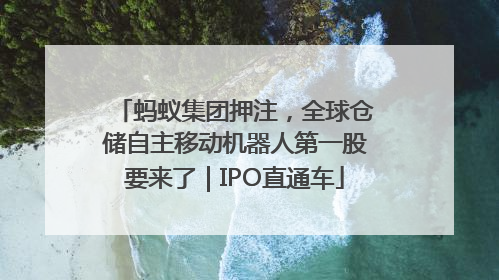 蚂蚁集团押注，全球仓储自主移动机器人第一股要来了｜IPO直通车