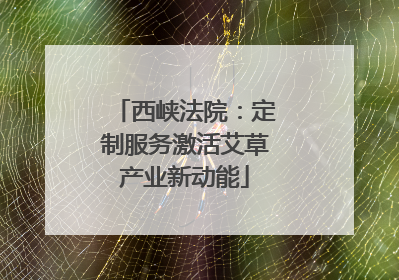 西峡法院：定制服务激活艾草产业新动能