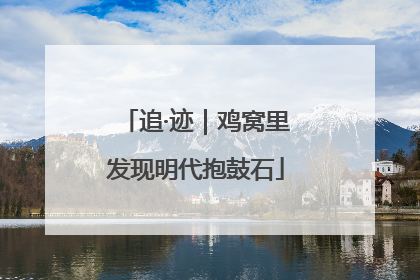 追·迹｜鸡窝里发现明代抱鼓石