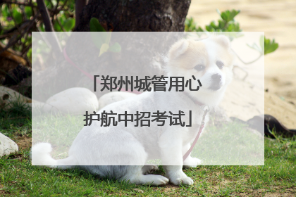 郑州城管用心护航中招考试