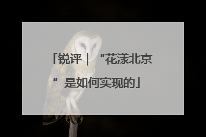 锐评｜“花漾北京”是如何实现的