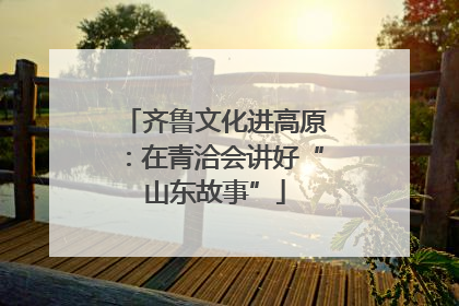 齐鲁文化进高原：在青洽会讲好“山东故事”