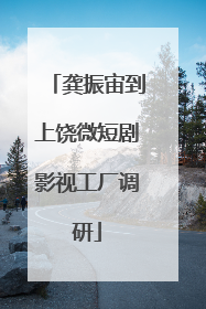 龚振宙到上饶微短剧影视工厂调研