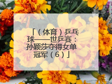（体育）乒乓球——世乒赛：孙颖莎夺得女单冠军（6）