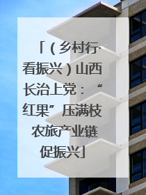 （乡村行·看振兴）山西长治上党：“红果”压满枝 农旅产业链促振兴