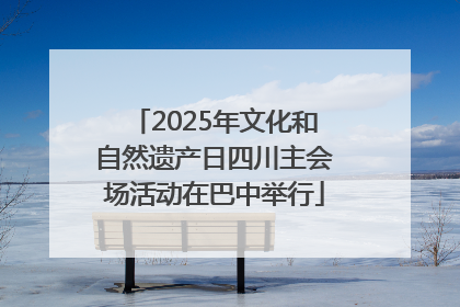 2025年文化和自然遗产日四川主会场活动在巴中举行