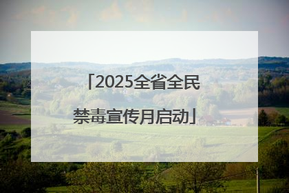 2025全省全民禁毒宣传月启动