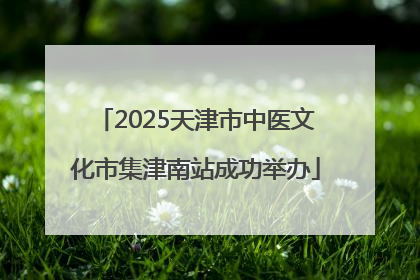 2025天津市中医文化市集津南站成功举办